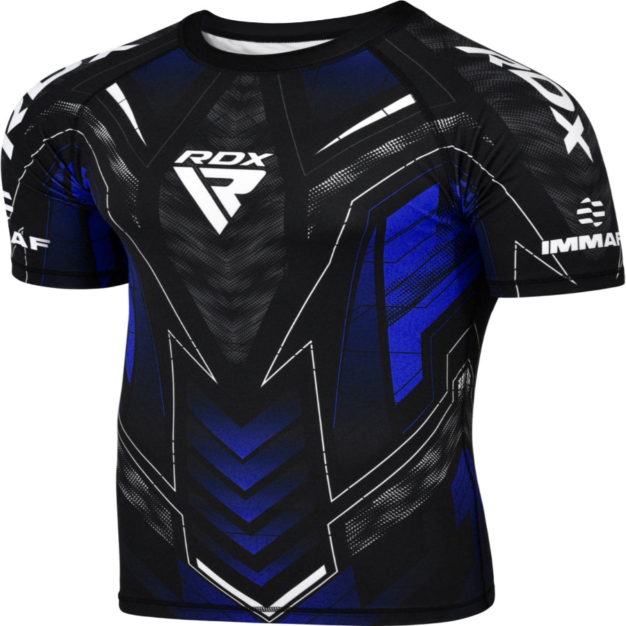 חולצת ראשגארד קצרה | RDX IMMAF Rushguard Shirt