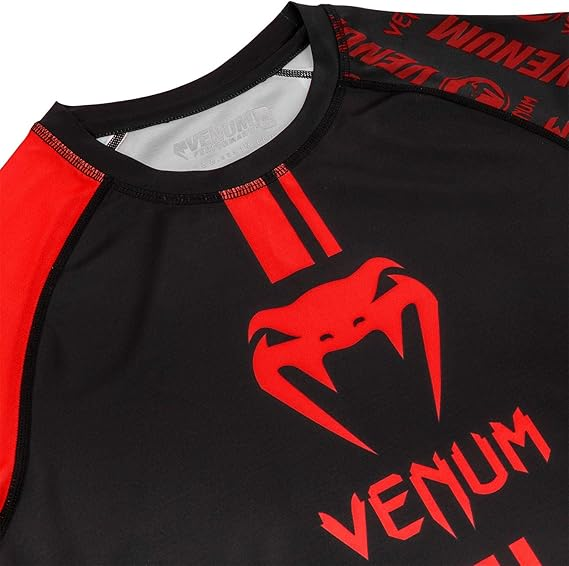 Venum professional rushguard MMA shirt | חולצת ונום ראשגארד אדום ושחור
