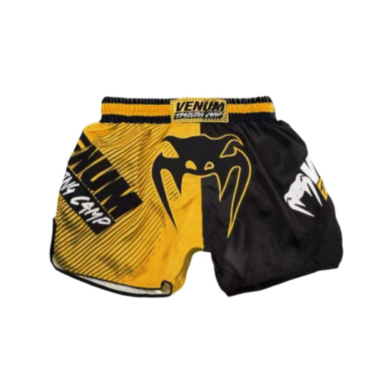 Venum yellow and black shorts