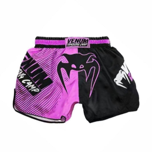 Venum purple and black shorts