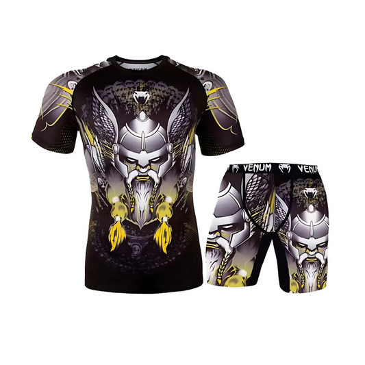 Yellow Viking nogi Short Set