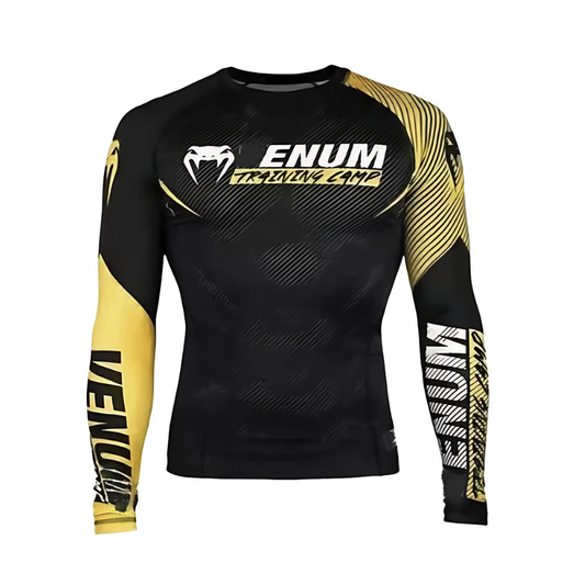 Venum Long shirt Black and Yellow