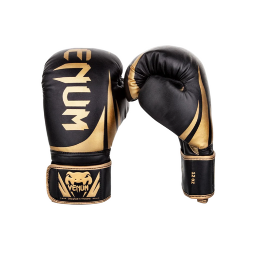 Venum Black & Gold Champion gloves