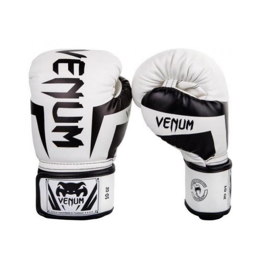 Venum White Boxing Gloves
